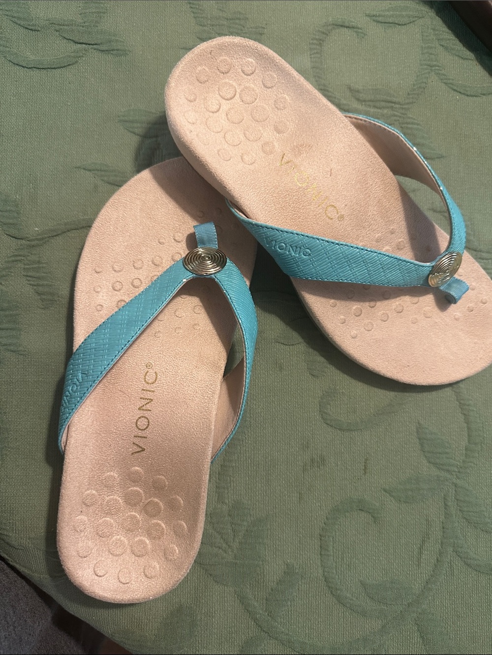 Vionic Turquoise Strap Women's Flip Flop Sandals